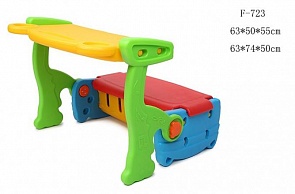 Парта-скамейка с отсеком для хранения (Family, F-723)